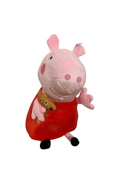 Peppa Pig Peppa Pig plush figure, 25 cm, red, musical function