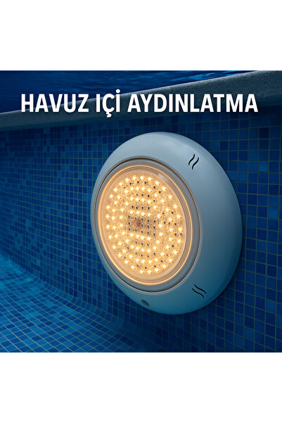 Neta Havuz İçi Sıva Üstü Günışığı LED Aydınlatma – Su Geçirmez IP68, 12V Düşü...