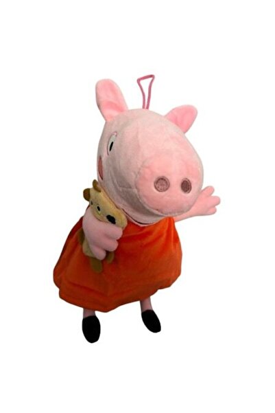 Peppa Jucărie de pluș Pig, rosu, 35cm, functie muzicala