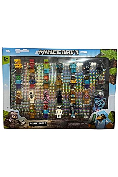 MINECRAFT set 24 figurine, multicolor, 6 cm