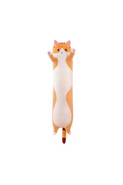 OEM Long Plush Cat Toy, Pillow Type, Hypoallergenic Filling, 50 Cm, Brown Color