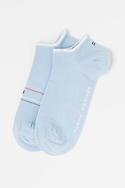 Tommy Hilfiger , Set de sosete pana la glezna - 2 perechi, Albastru lavanda, 39-42
