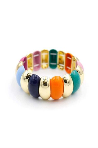 MBB ETİCARET Mineli Elastic Bracelet - Multicolor