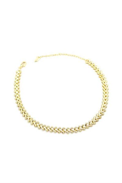 MBB ETİCARET Pul anklet - gold