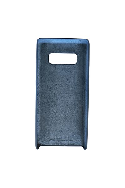 OEM Carcasă compatibilă cu Samsung Galaxy Note8, silicon lichid cu interior de catifea, albastră