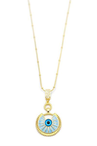 MBB ETİCARET Evil Eye Necklace - Gold