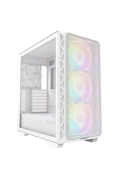 MONTECH Carcasă AIR 903 Max, fără sursă de alimentare, albă, plasă, sticlă securizată, ARGB