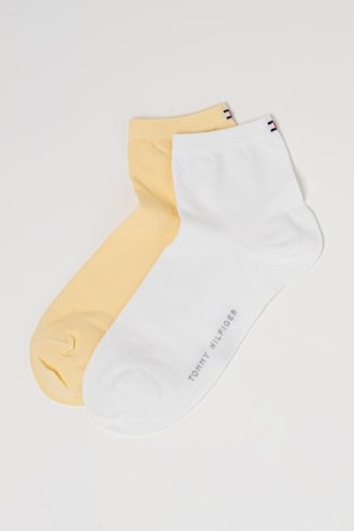 Tommy Hilfiger , Set of short socks - 2 pairs, White, Beige, 35-38
