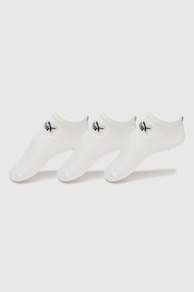Puma - Set de șosete unisex până la gleznă cu model cu logo - 3 perechi, Alb, Negru, 35-38