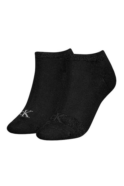 Calvin Klein , Set de șosete scurte - 2 perechi, negre, mărimea 39-42