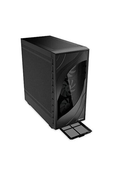 SHARKOON Rebel C80M RGB, Черен, ATX