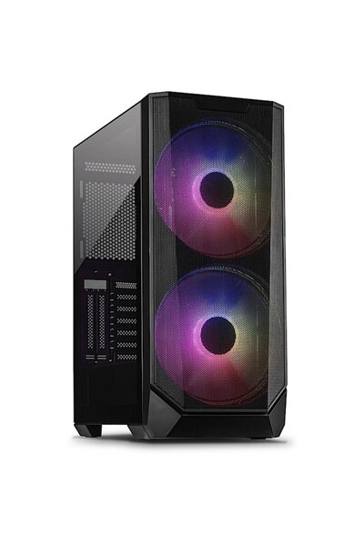 Inter-Tech Airstream Black Mid Tower Case