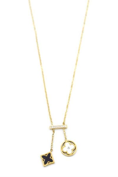 MBB ETİCARET Vc Clover Necklace - Gold