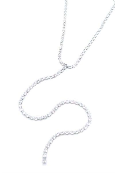 MBB ETİCARET Stone Y Necklace - Silver