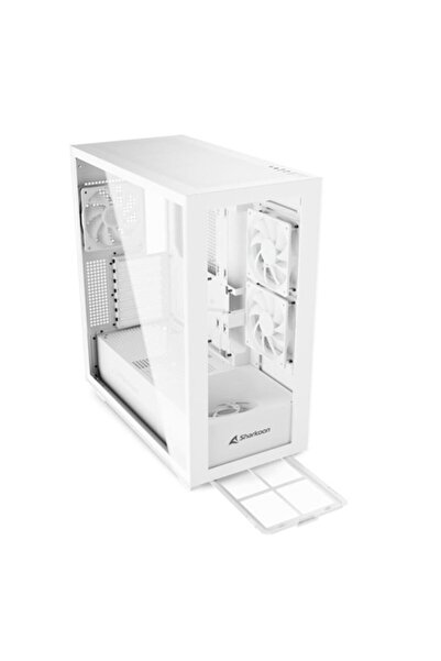 SHARKOON Rebel C60 RGB Gaming Midi Tower Case, Λευκό