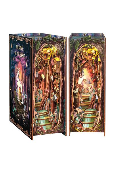 CUTEBEE 3D Puzzle, DIY Bookend, The Grace of Forest, Cutebee, 89 pieces