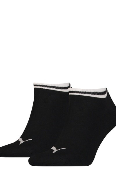Puma , Set of short unisex socks with logo - 2 pairs, Black, 39-42
