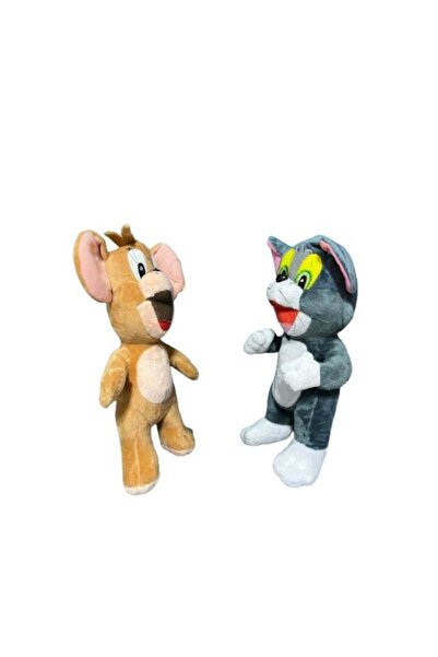 OEM Set 2 toys: Tom and Jerry, beloved cartoon characters, 25 cm