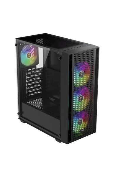 gamdias Aura GC2 Elite aRGB Κουτί Υπολογιστή, Mid Tower, Μαύρο