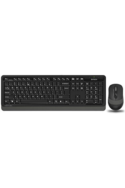 A4 Tech Kit Keyboard and Mouse A4tech, Fstyler FG10+FGK10, wireless, 104 keys, 2000dpi, Black/Grey