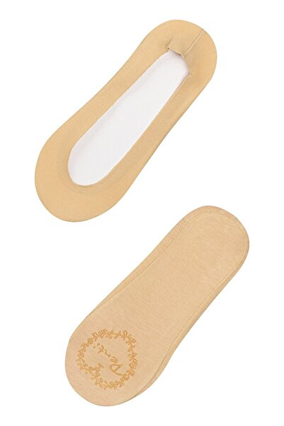 Penti , Cotton Blend Very Short Socks, Beige, 35-37