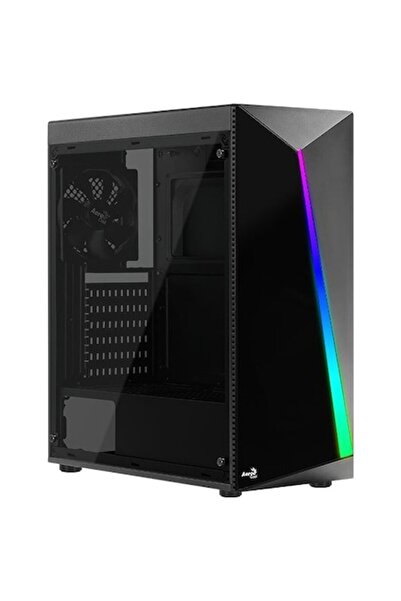 AEROCOOL Carcasă Shard, Tower de mijloc, fără sursă de alimentare, ATX, neagră