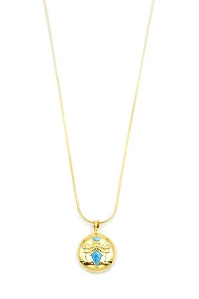 MBB ETİCARET Queen Bee Necklace - Blue