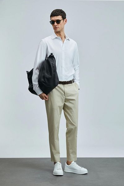 Lufian Плюс Елегантен Чино Панталон Slim Fit 111190339