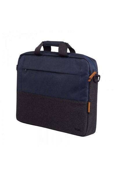 Trust Geantă pentru laptop, Trust, poliester, 16 inch, albastru/negru