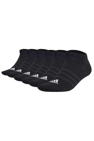 adidas , Set of unisex ankle socks - 6 pairs, Black, 40-42