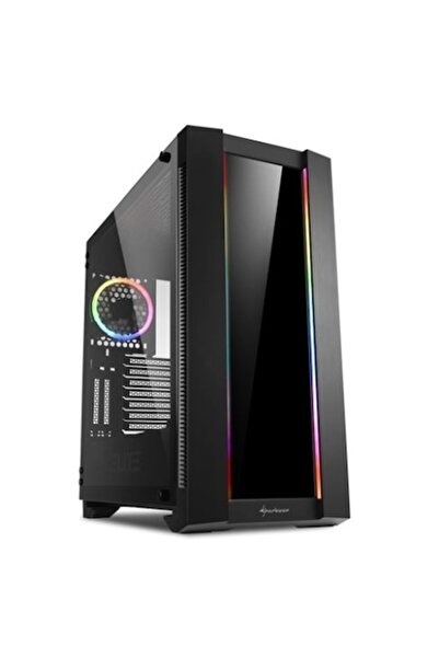 SHARKOON Компютърна кутия, Sharkoon, ELITE SHARK CA200G, Черен