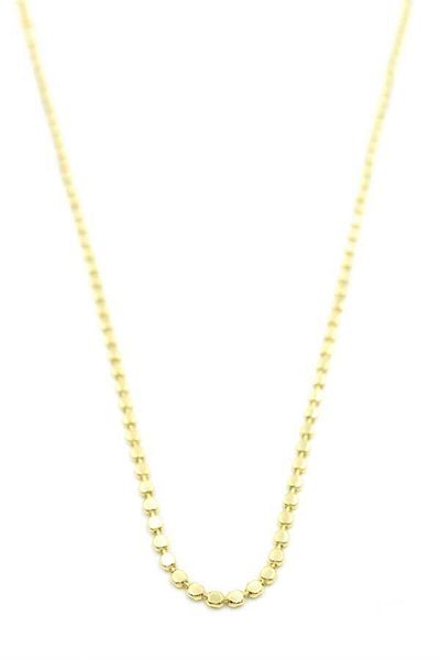 MBB ETİCARET Scrunch Chain Necklace - 45cm - Gold