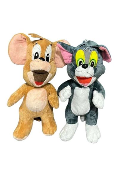 OEM Set 2 toys: Tom and Jerry, beloved cartoon characters, 25 cm