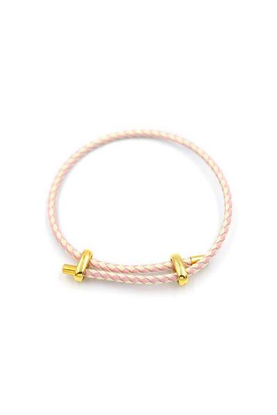MBB ETİCARET Rope bracelet - light pink