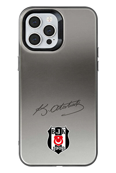 Beşiktaş iPhone 11 Pro Max Uyumlu ATA İmza Arma Premium Lisanslı Telefon Kılıfı