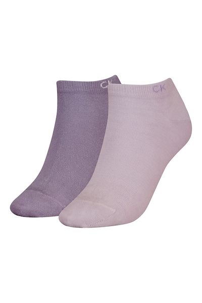 Calvin Klein , Set de șosete până la gleznă - 2 perechi, Violet deschis, Violet, Mărime universală