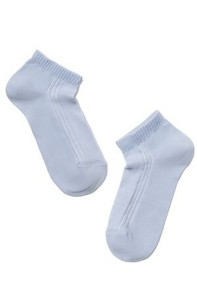Conte Elegant Șosete scurte din bumbac pentru femei, Conte Elegant CLASSIC 016, Violet pal, 36-37