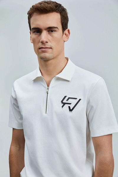 Lufian Μπλουζάκι Slash Polo Neck 111040224
