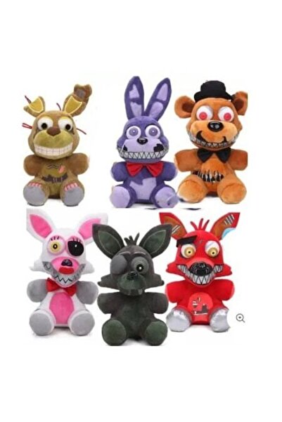 OEM Set de 6 figurine Five Nights At Freddy's, multicolor, 23 cm
