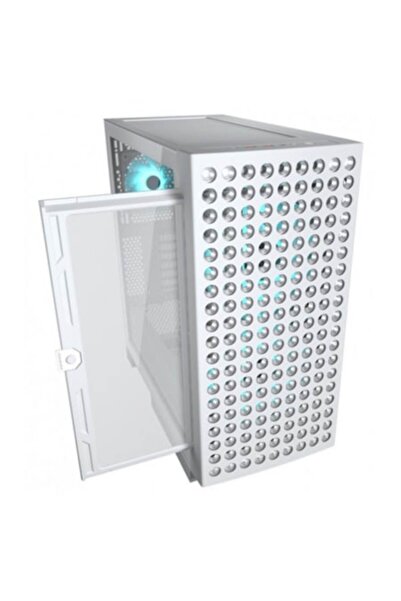 Cougar Carcasa Airface RGB, Middle Tower, fara sursa Alb