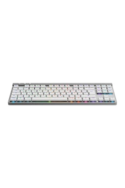 logitech Tastatură mecanică de gaming G515 TKL Ultraslim Lightspeed fără fir și Bluetooth, albă