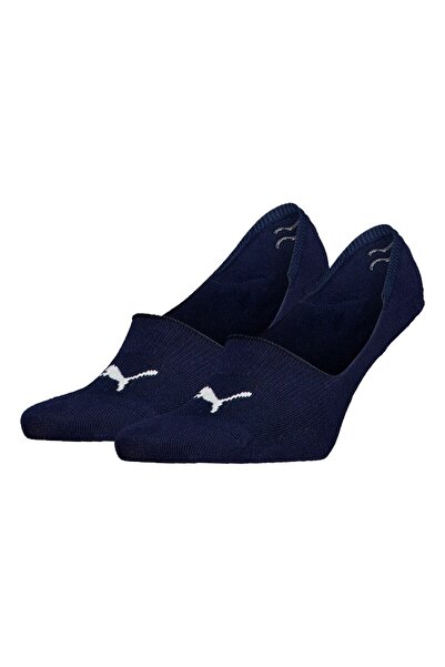 Puma Set de șosete unisex foarte decoltate - 2 perechi, albastru ultramarin, mărimea 35-38