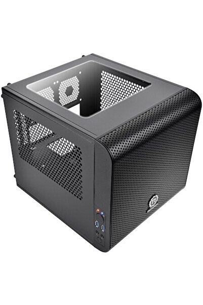THERMALTAKE Carcasă Core V1 Mini-ITX Cube, Neagră
