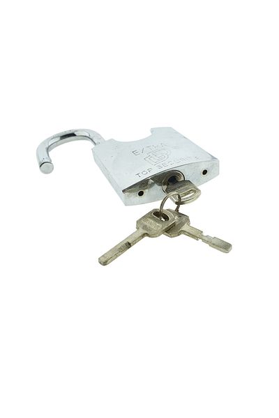 OEM Lacăt metalic, cu protecție antiefracție, FS-11432, oțel călit, 70 mm, 540 g, argintiu