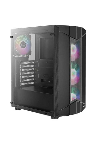 AEROCOOL Sentinel PC Case, Middle Tower, ATX, Black