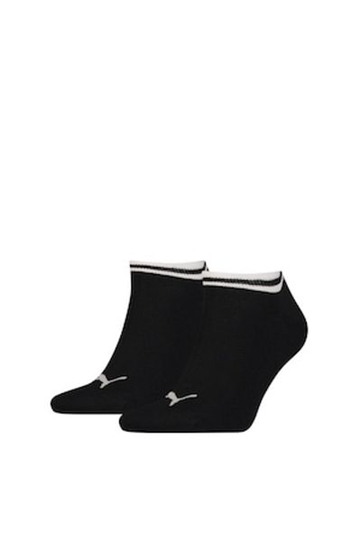 Puma , Set de șosete scurte unisex cu logo - 2 perechi, Negru, 39-42