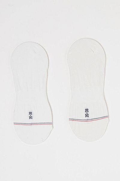 Tommy Hilfiger , Set de sosete foarte scurte - 2 perechi, Alb, 39-42