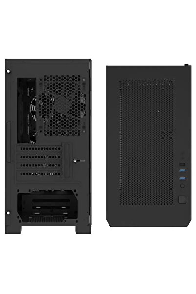 MONTECH Carcasa AIR 100 ARGB, TG, Micro-ATX, Neagra
