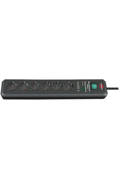 Brennenstuhl Prelungitor cu protecție, 6 prize, 2 m