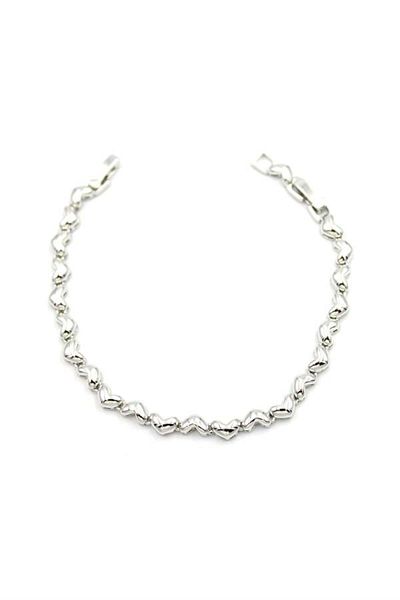 MBB ETİCARET Heart Bracelet - Silver
